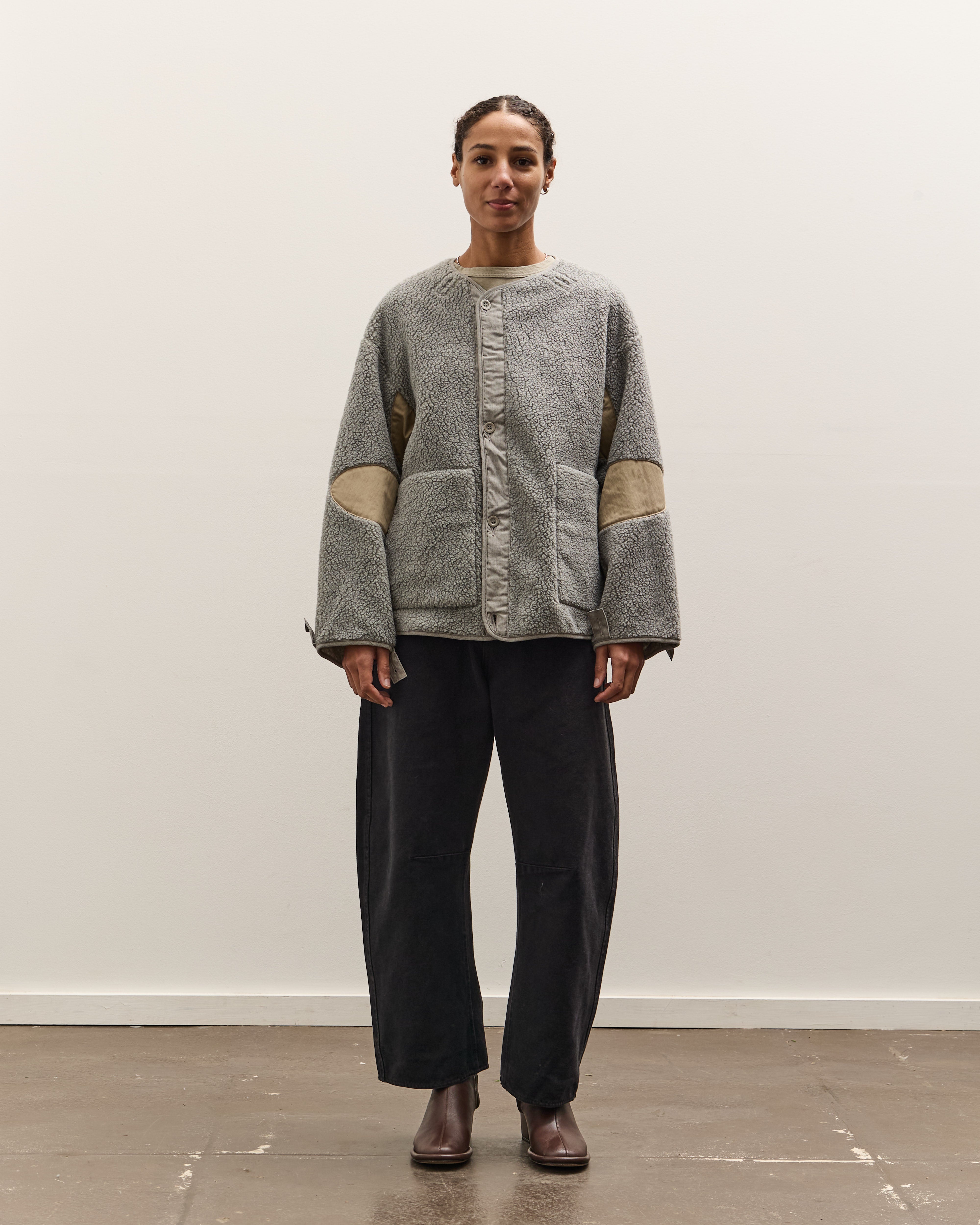 orSlow M65 Fish Tail Coat Liner, Grey – Glasswing