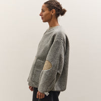 orSlow M65 Fish Tail Coat Liner, Grey