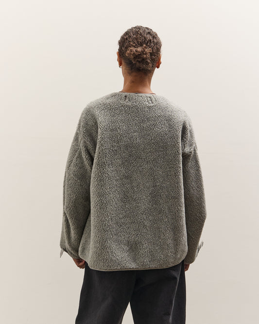 orSlow M65 Fish Tail Coat Liner, Grey