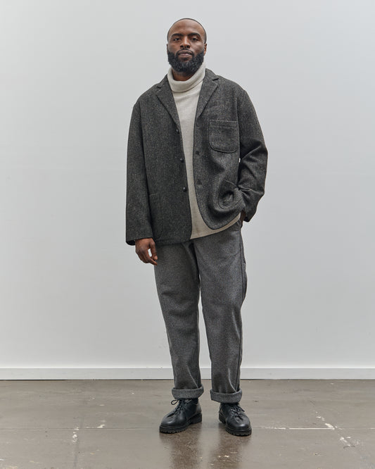 orSlow Relax Fit Tweed Jacket, Black – Glasswing