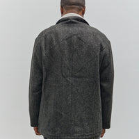 orSlow Relax Fit Tweed Jacket, Black