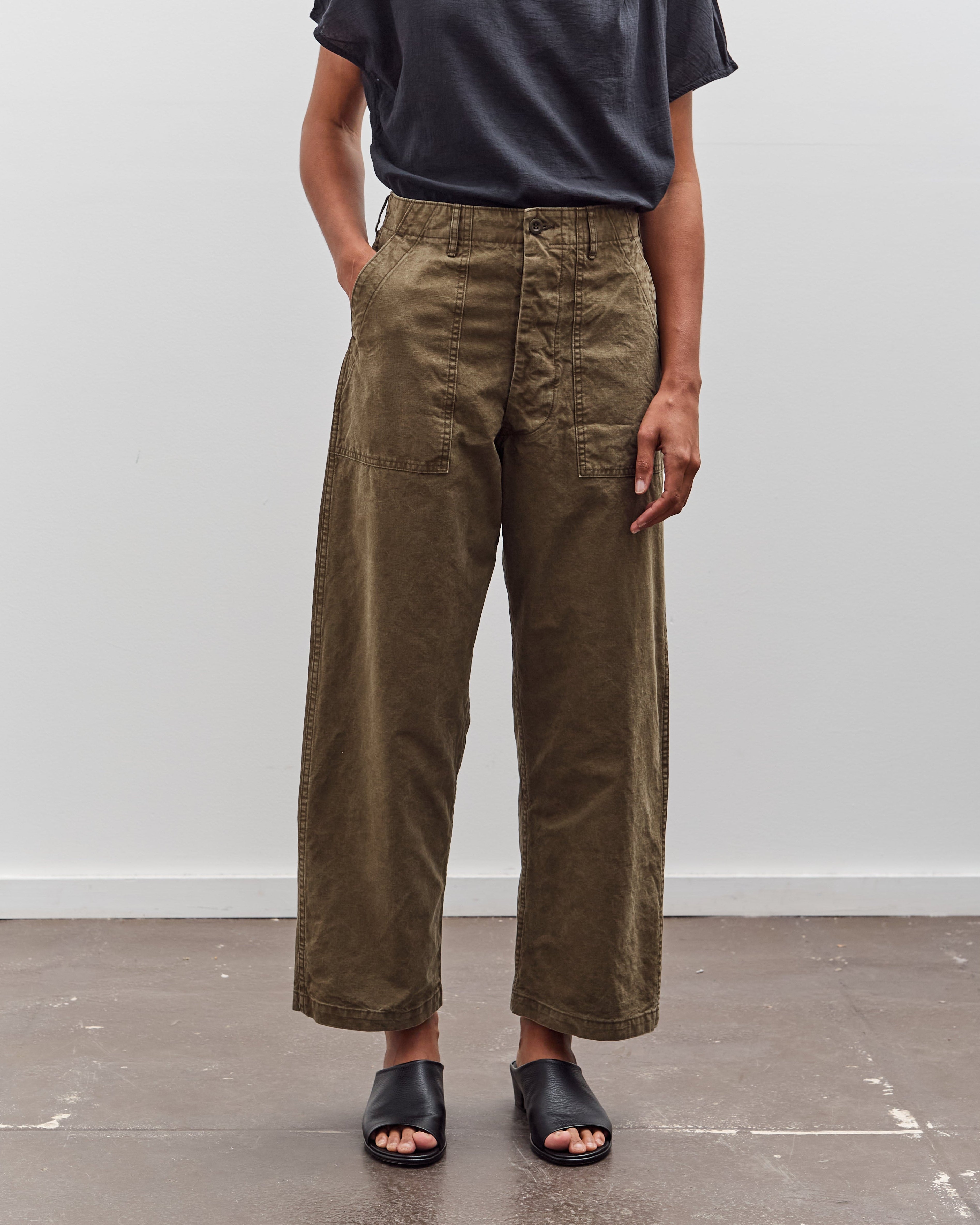 パンツ 26SS orslow summer fatigue pants Olive 1 orSlow Summer Fatigue Pants, Olive – Glasswing