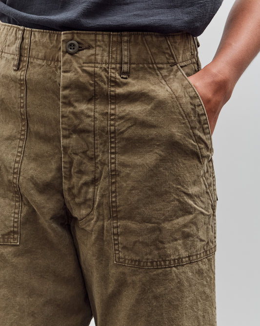 orSlow Summer Fatigue Pants, Olive