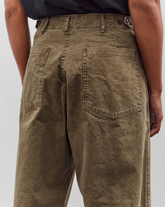 orSlow Summer Fatigue Pants, Olive