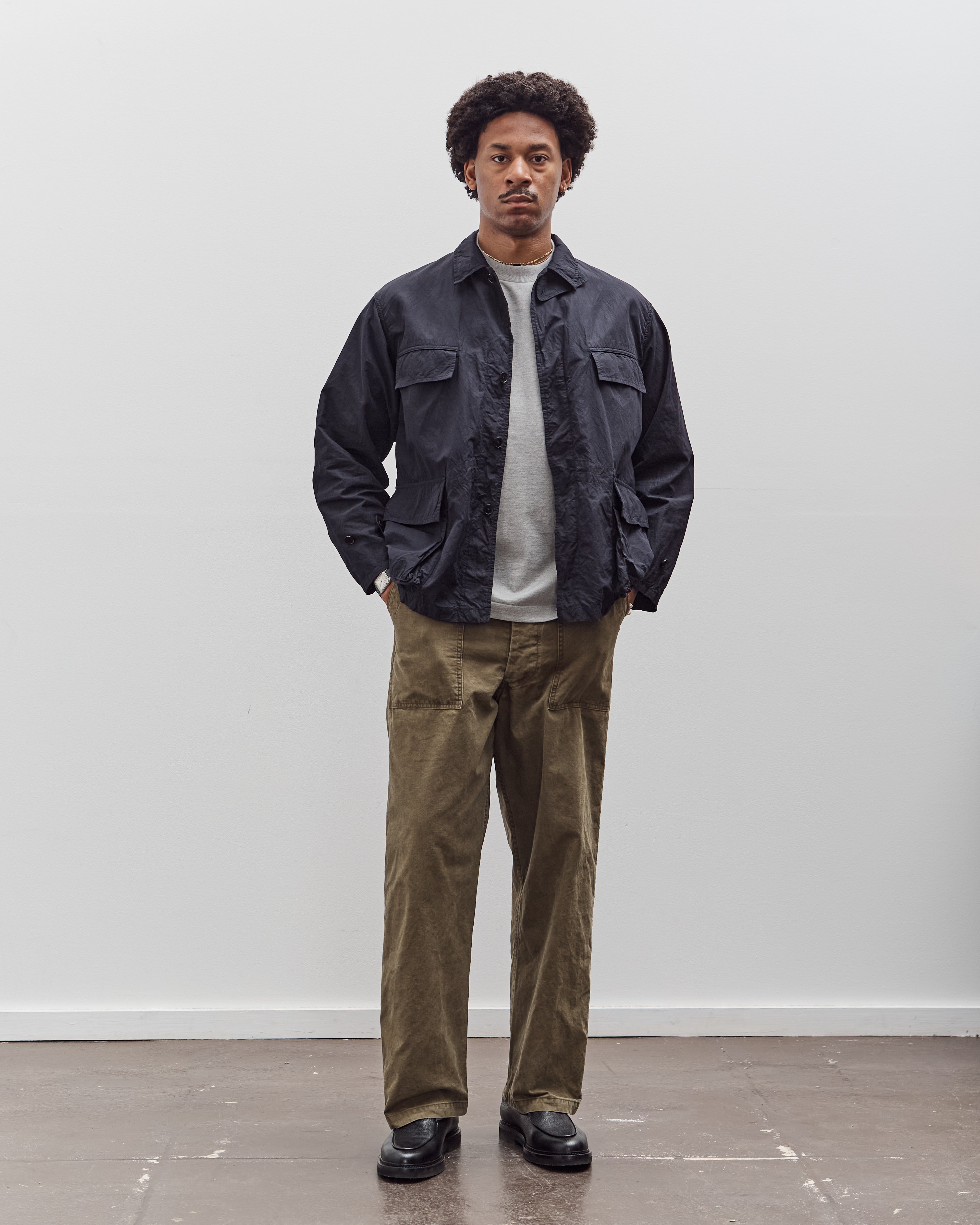 orSlow Summer Fatigue Pants Unisex, Olive – Glasswing
