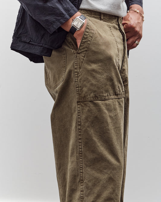 orSlow Summer Fatigue Pants Unisex, Olive