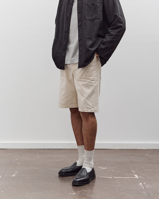 orSlow Summer Fatigue Shorts, Ecru