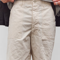 orSlow Summer Fatigue Shorts, Ecru