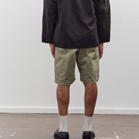 orSlow Summer Fatigue Shorts Unisex, Green