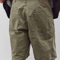 orSlow Summer Fatigue Shorts Unisex, Green