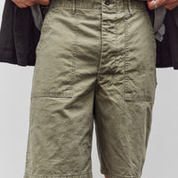 orSlow Summer Fatigue Shorts Unisex, Green