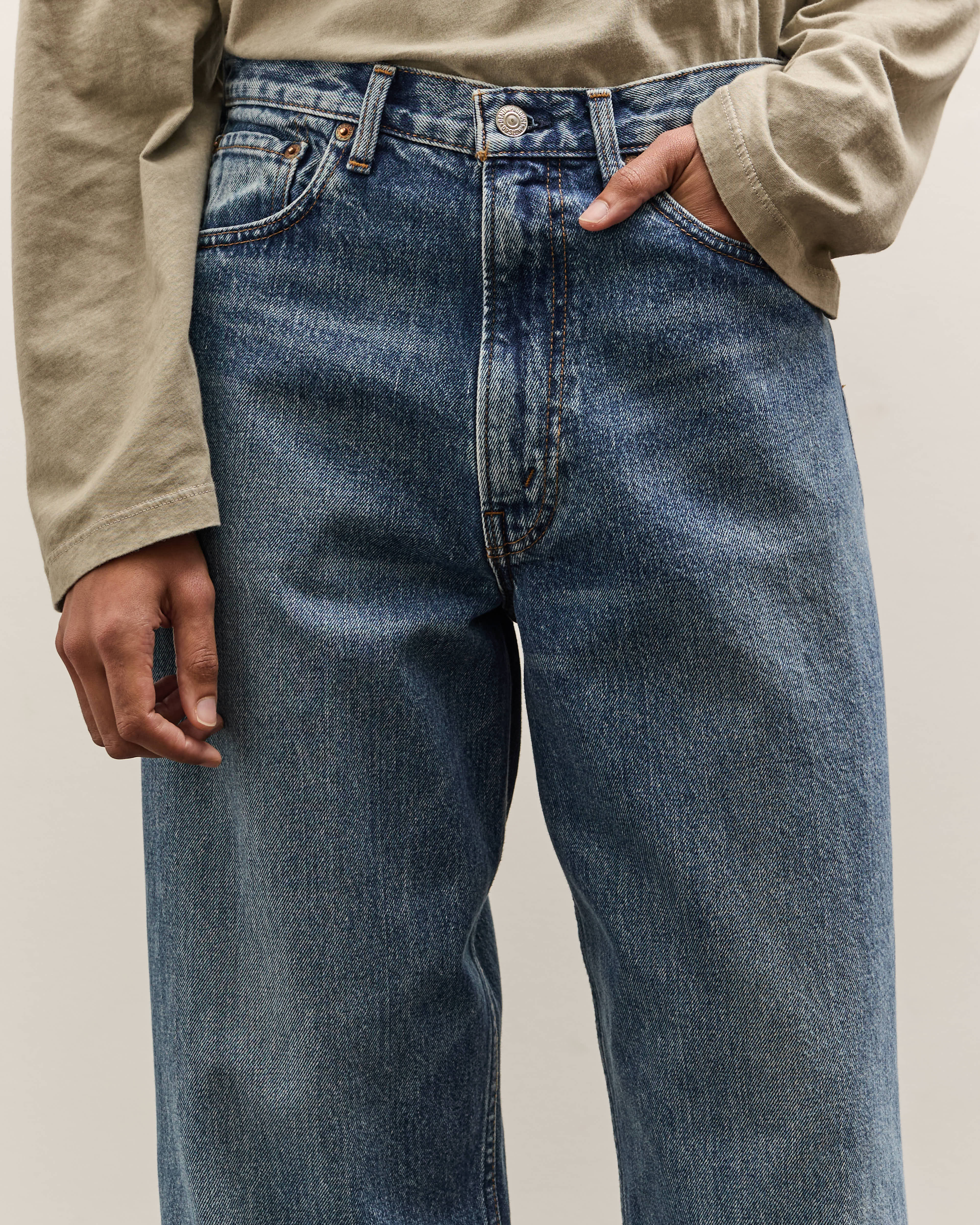 orSlow Super Dad's Denim Pants, Denim Used – Glasswing