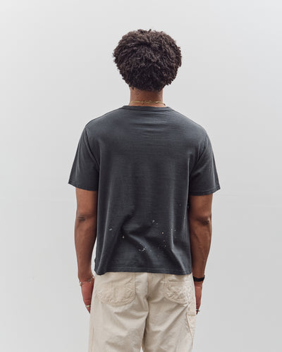 orSlow Vintage Fade Skull Print T-Shirt, Denim Used