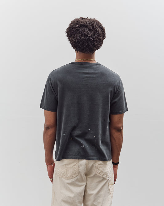 orSlow Vintage Fade Skull Print T-Shirt, Denim Used