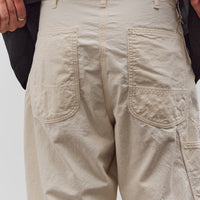 orSlow Wide Fit 30's Painter Pants Unisex, Ecru