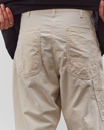 orSlow Wide Fit 30's Painter Pants Unisex, Ecru