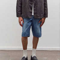 orSlow Wide Fit 30'S Painter Shorts Unisex, Denim Used