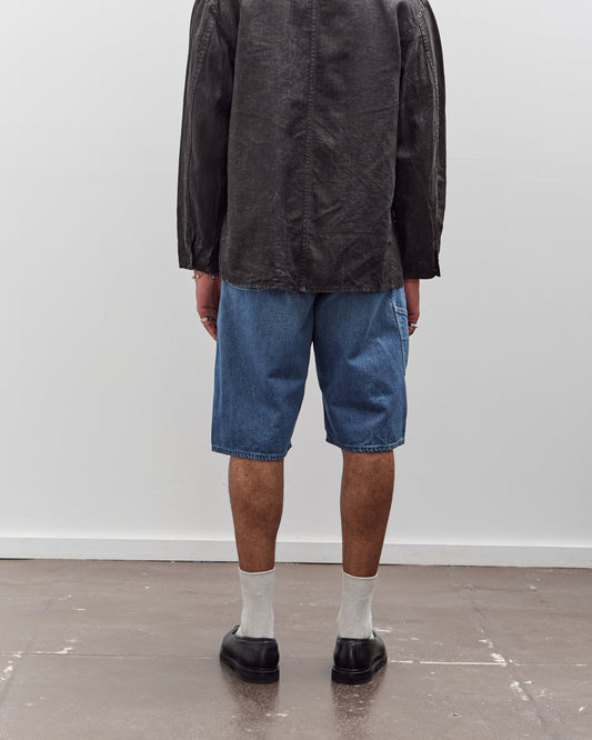 orSlow Wide Fit 30'S Painter Shorts Unisex, Denim Used