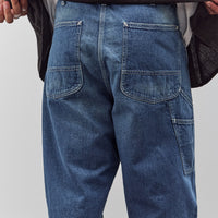 orSlow Wide Fit 30'S Painter Shorts Unisex, Denim Used