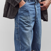 orSlow Wide Fit 30'S Painter Shorts Unisex, Denim Used