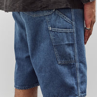 orSlow Wide Fit 30'S Painter Shorts Unisex, Denim Used