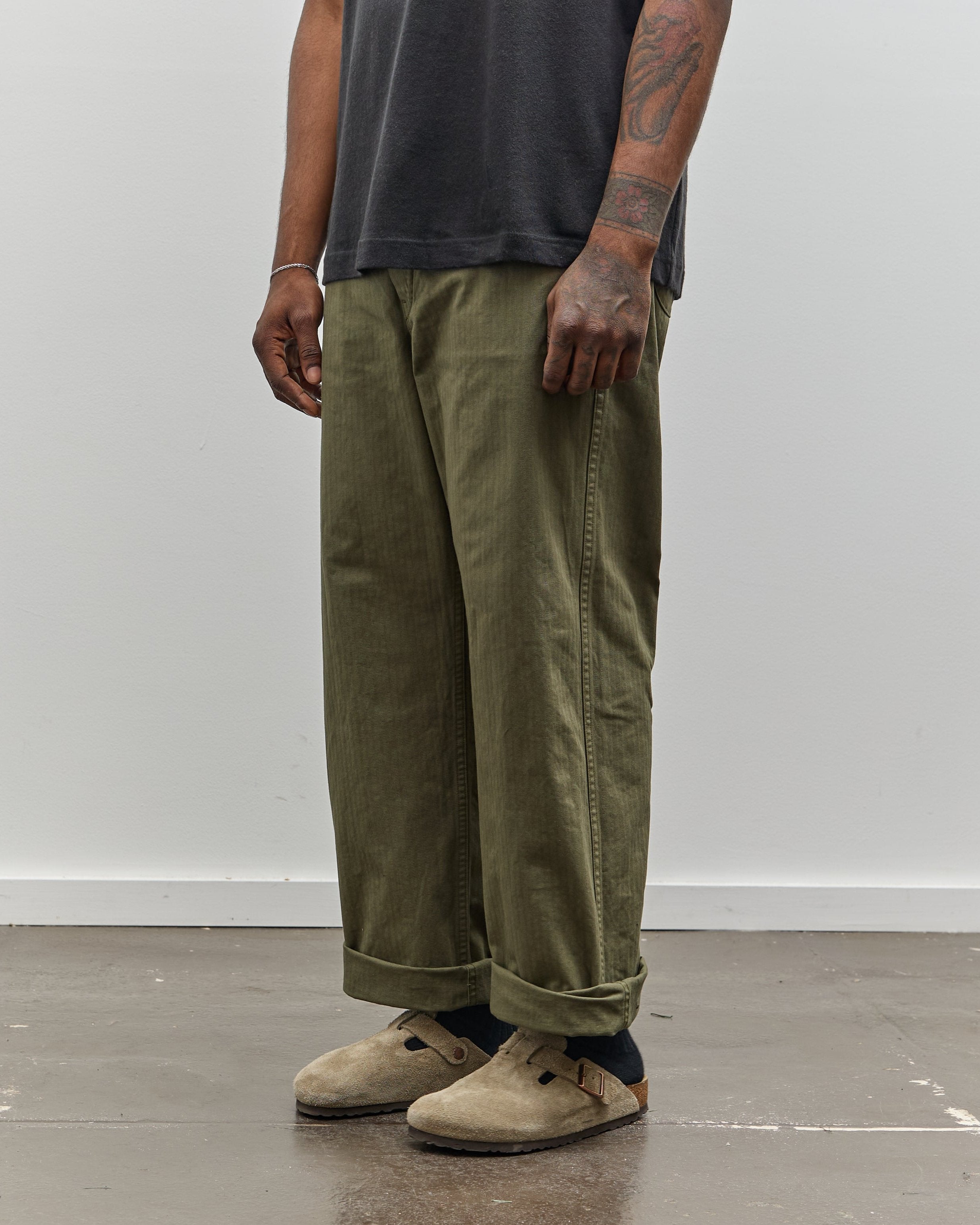 パンツ orslow M-52 French Army Wide Trouser OrSlow M-52 French Army Trouser | Black | Canoe Club