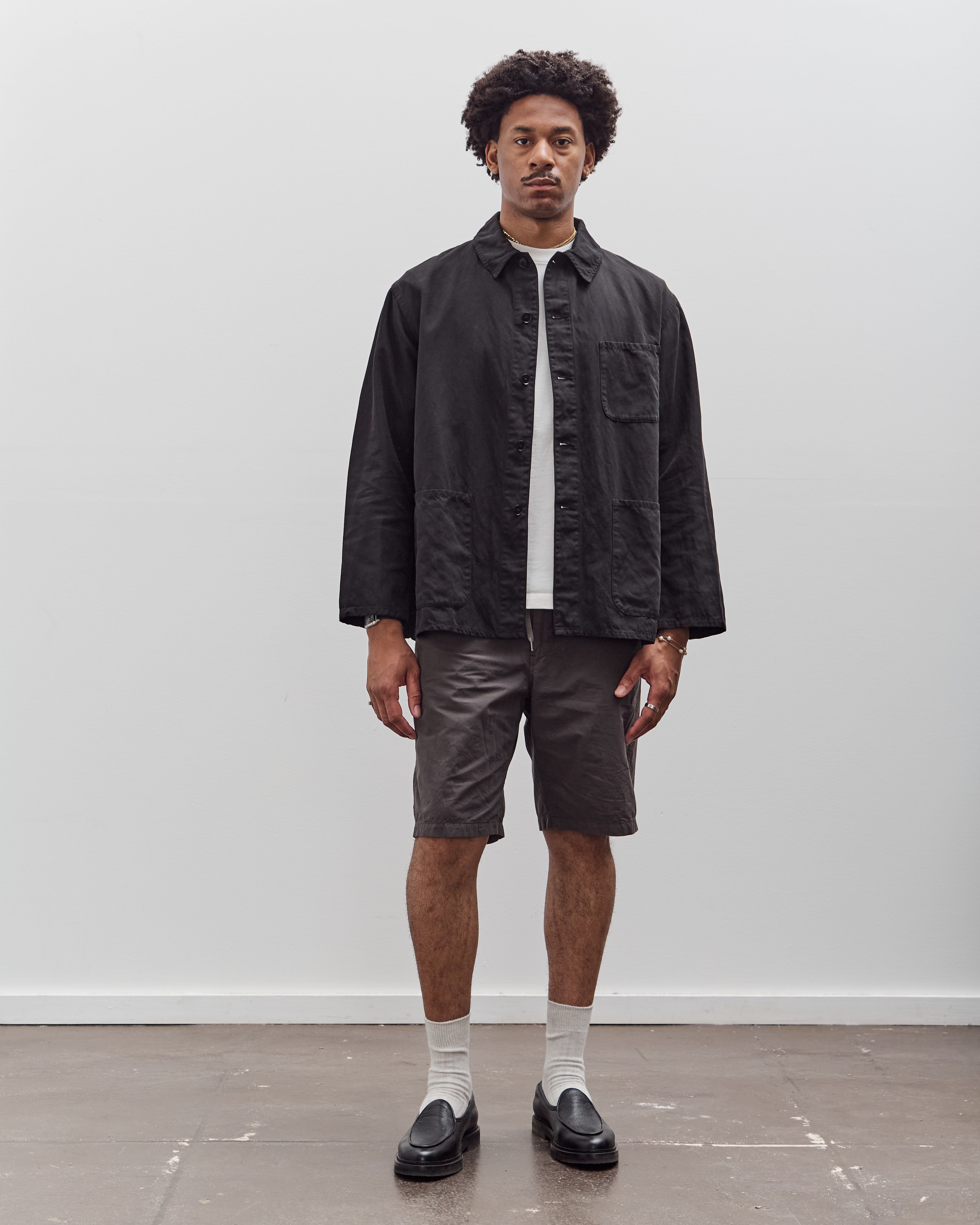 orSlow Wide Fit New Yorker Shorts, Charcoal Gray – Glasswing