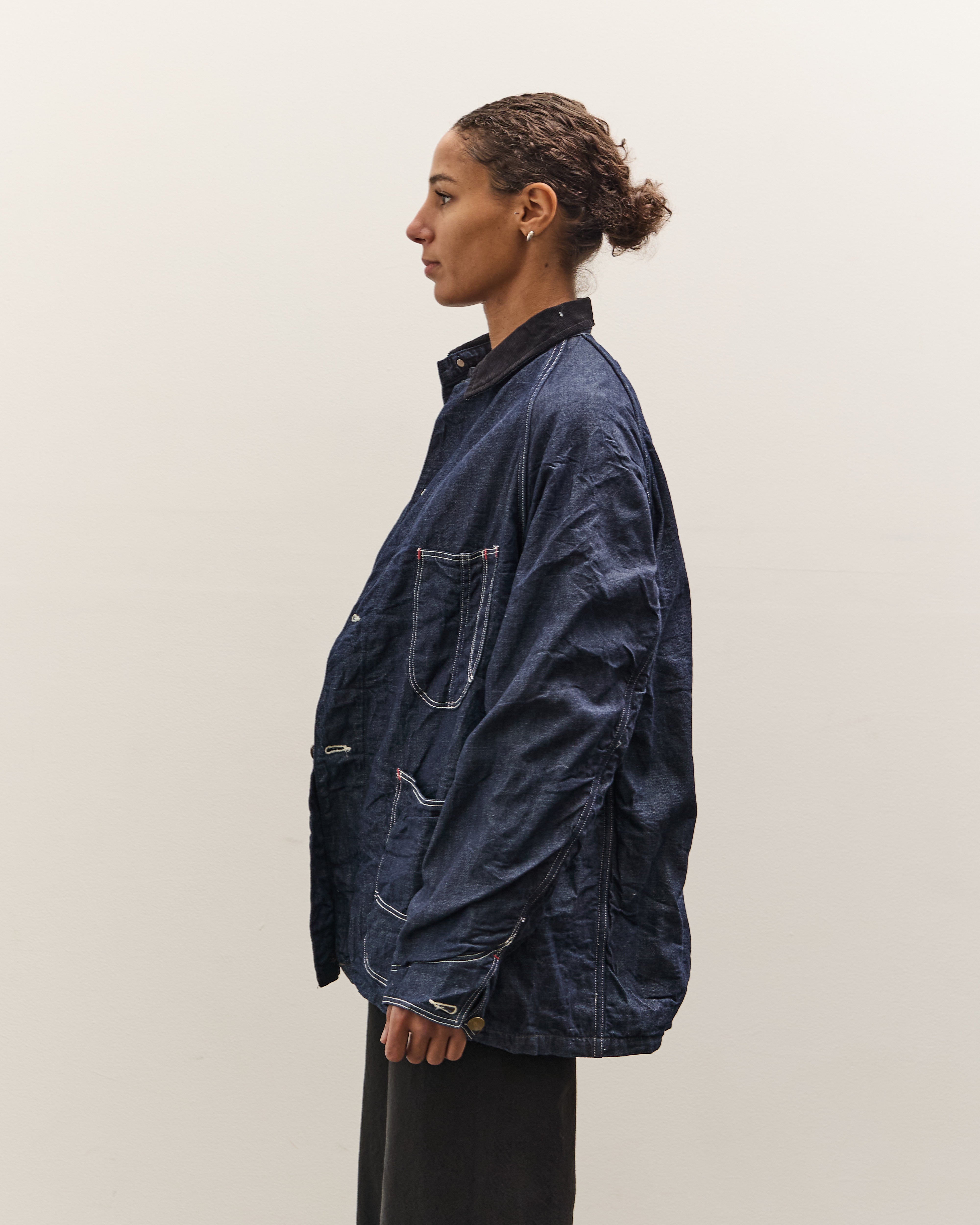 orSlow Wool Liner Relax Fit Coverall, One Wash – Glasswing