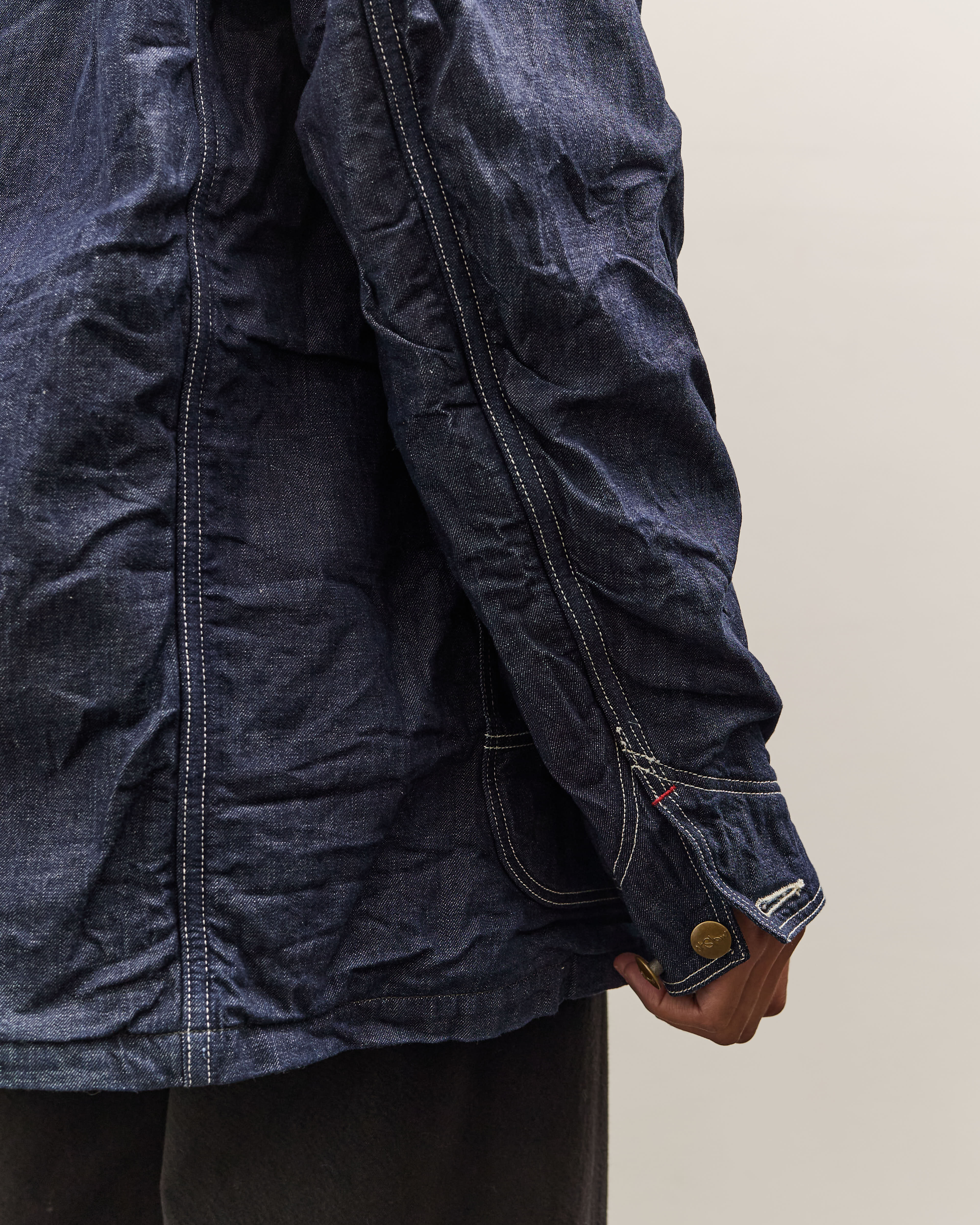 orSlow Wool Liner Relax Fit Coverall, One Wash – Glasswing