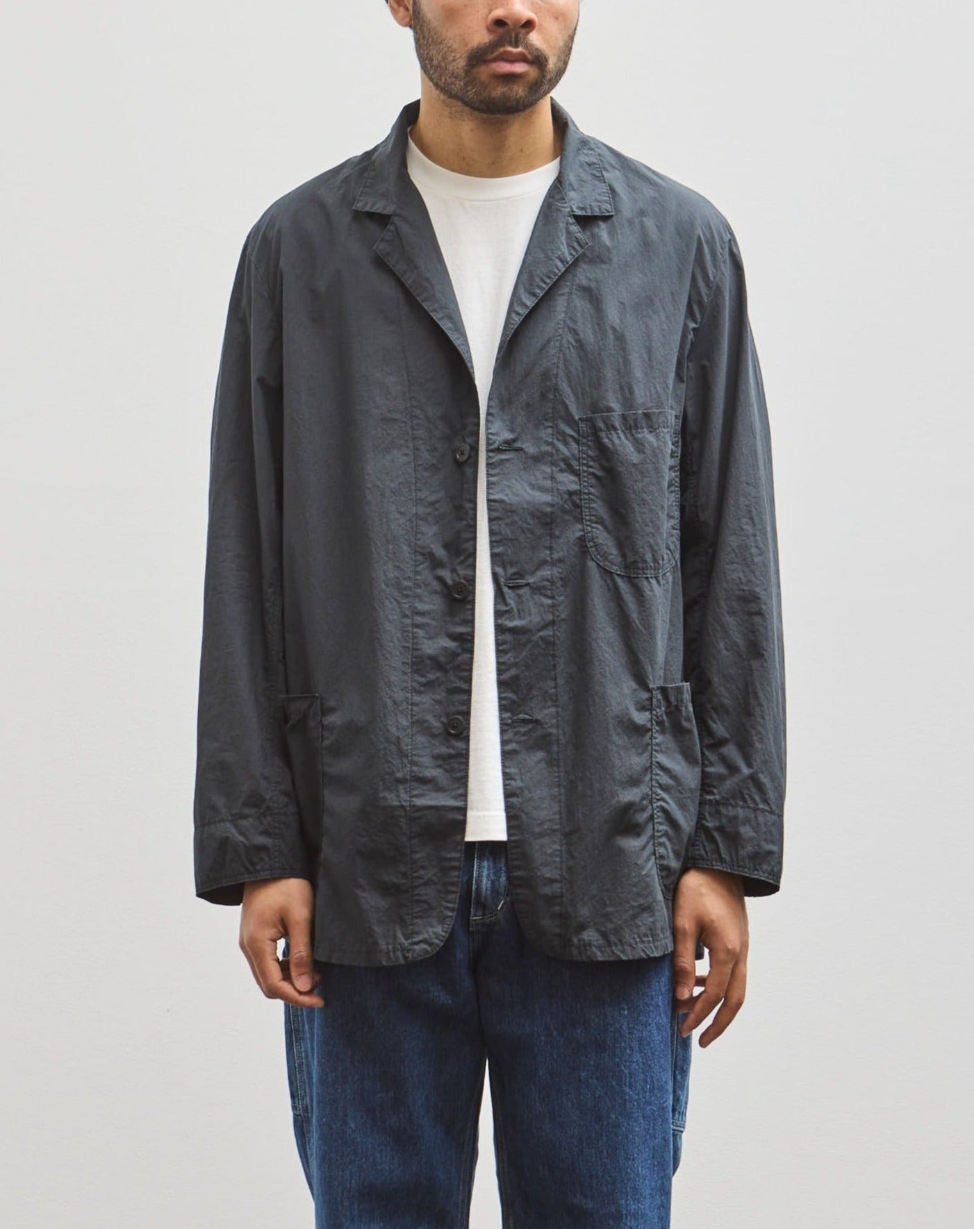 orSlow Light Simple Work Jacket, Sumi Black – Glasswing