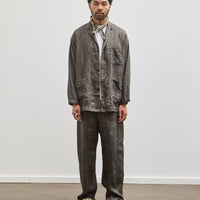 orSlow Simple Work Jacket, Charcoal Grey