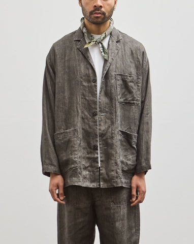 orSlow Simple Work Jacket, Charcoal Grey