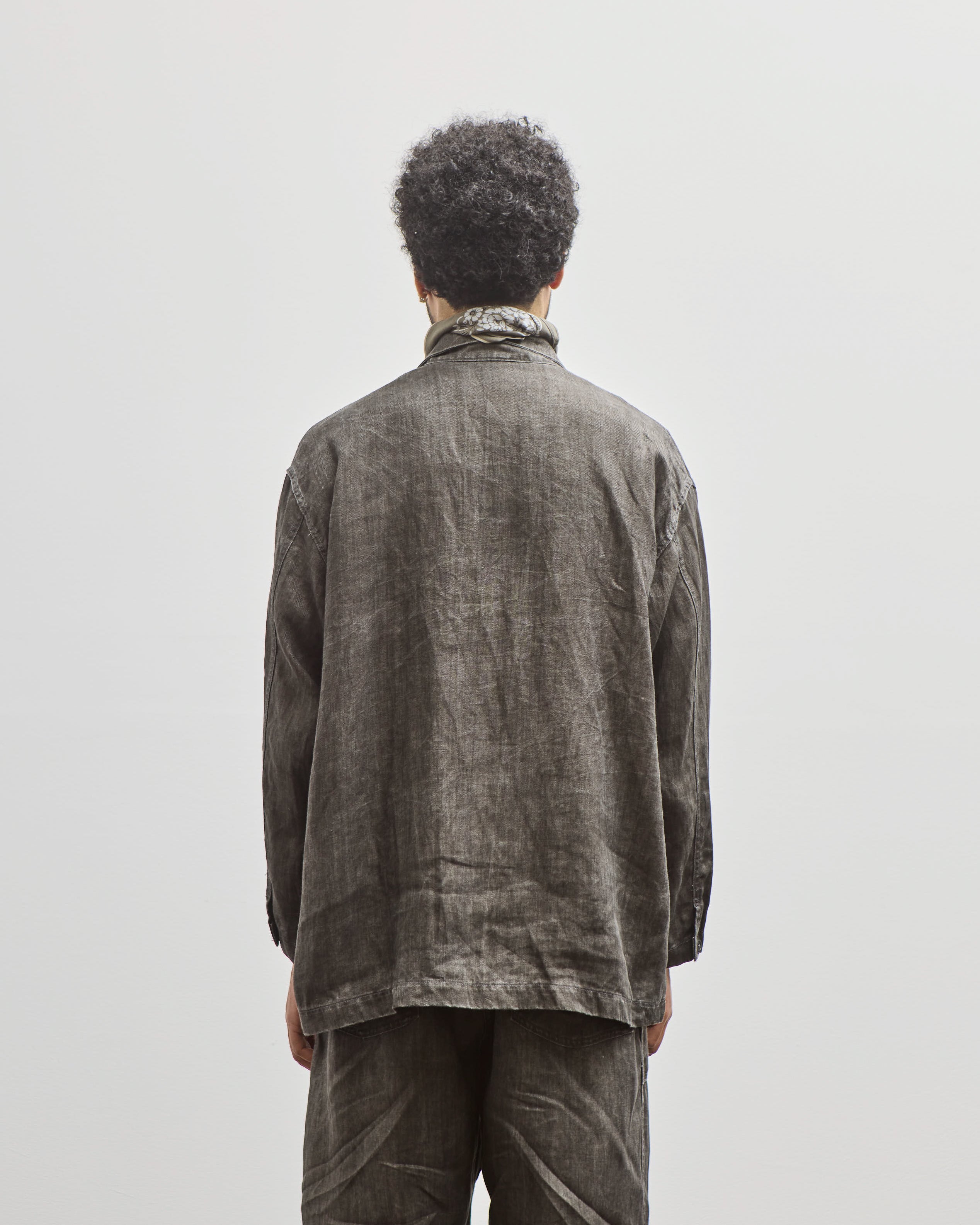 ジャケット・アウター WORKERS Summer Jacket Charcoal Linen WORKERS Summer Jacket Charcoal Linen – by CITRON