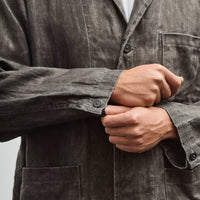 orSlow Simple Work Jacket, Charcoal Grey