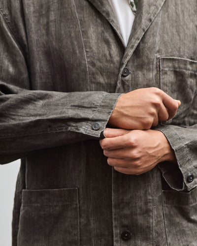 orSlow Simple Work Jacket, Charcoal Grey