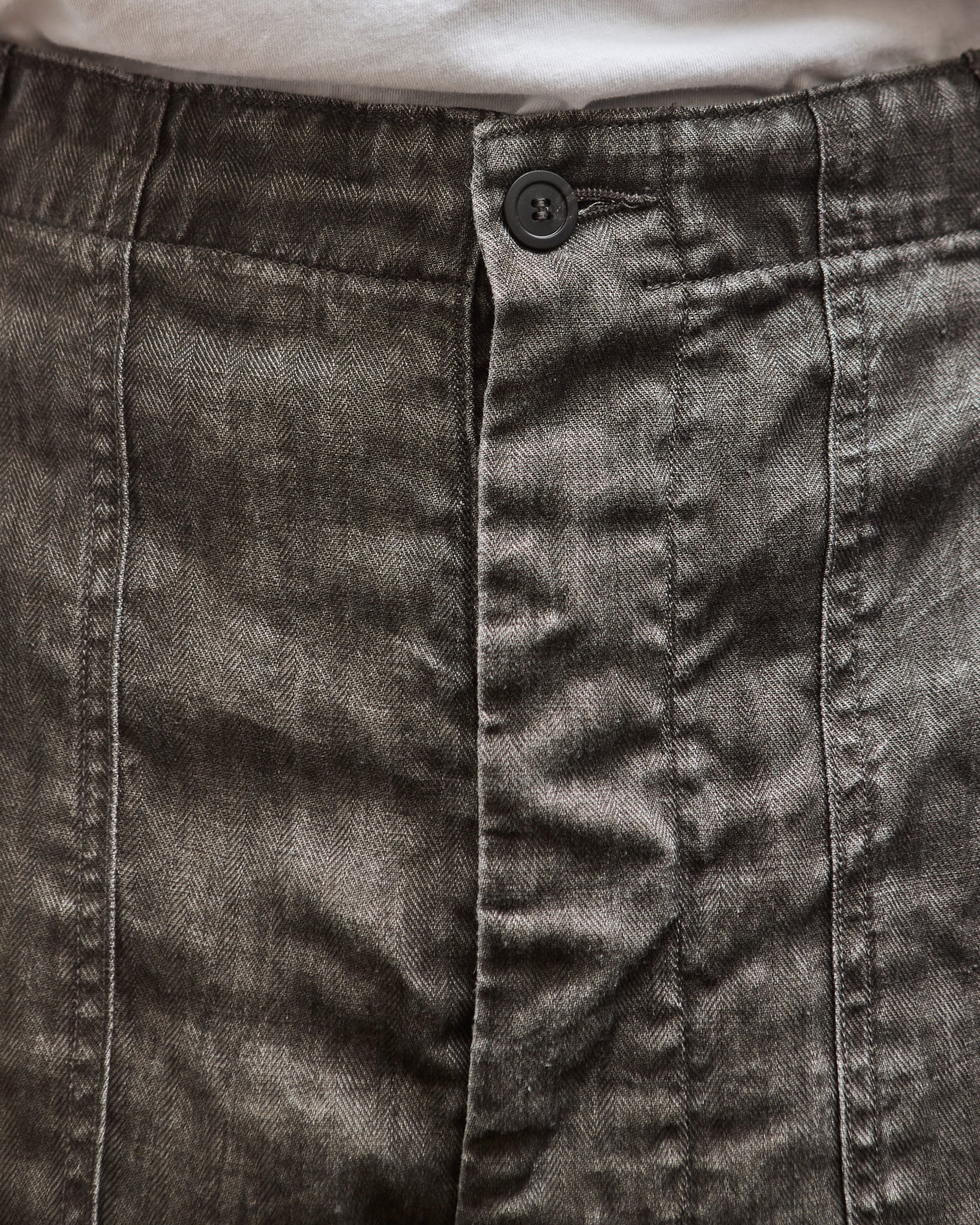 orSlow Summer Fatigue Pants, Charcoal Gray