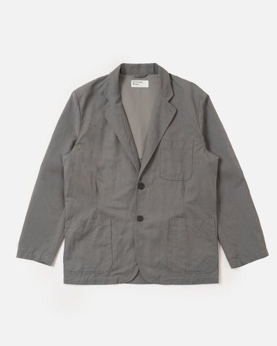 Universal Works Two Button Jacket, Mid Grey