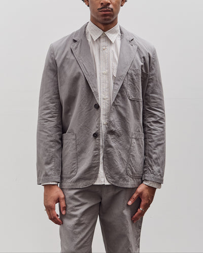 Universal Works Two Button Jacket, Mid Grey