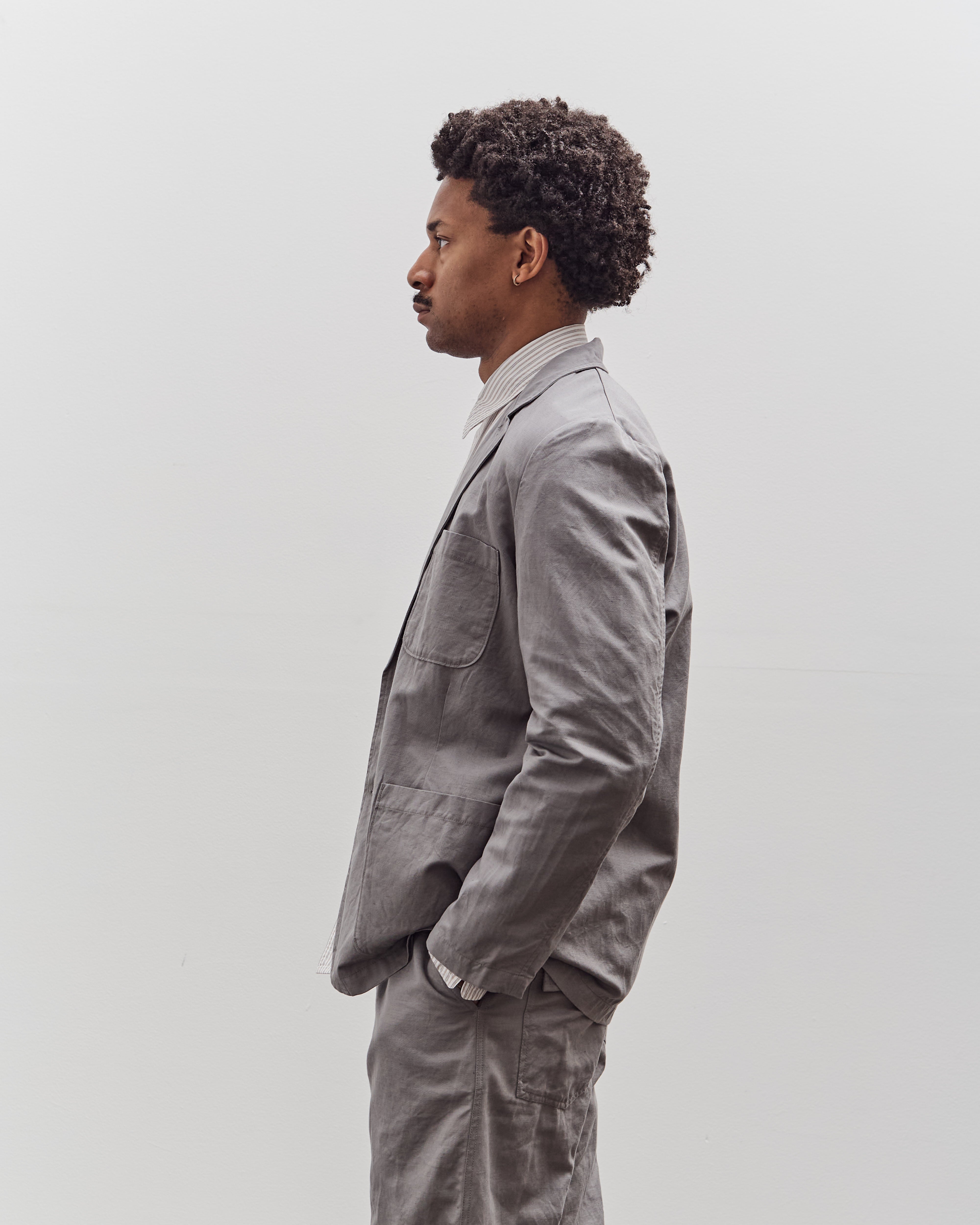 Universal Works Two Button Jacket, Mid Grey – Glasswing
