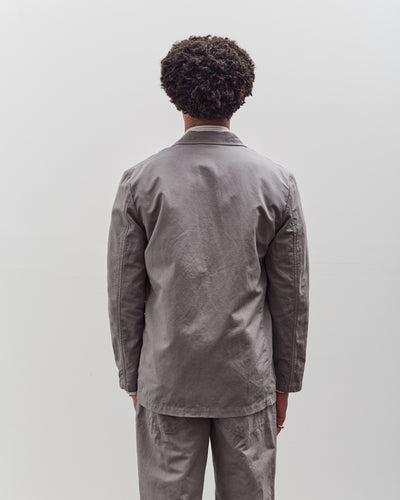Universal Works Two Button Jacket, Mid Grey