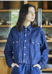 orSlow Short Western Shirt, One Wash