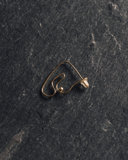 Knobbly Studios Deconstructed Nude Earring