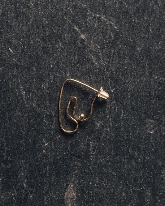 Knobbly Studios Deconstructed Nude Earring