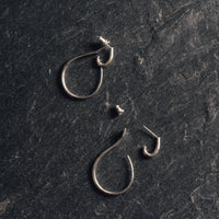 Knobbly Gal Hoops, Silver