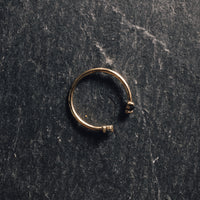 Mirta Reverse Double Black Diamond Ring