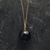 Rou Jewelry Black Moon Necklace