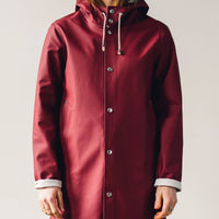 Stutterheim Stockholm Raincoat, Burgundy