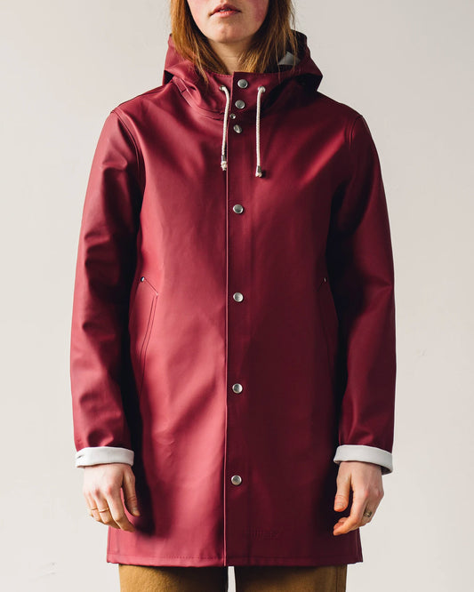 Stutterheim Stockholm Raincoat, Burgundy