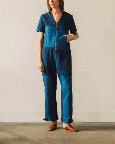 Atelier Delphine Quadrant Jumpsuit, Patchwork