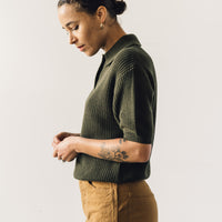 7115 Collared Pullover, Olive